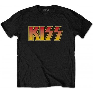 KISS Unisex T-Shirt: Classic Logo - Black