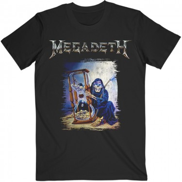 Megadeth Unisex T-Shirt: Countdown Hourglass (Large)