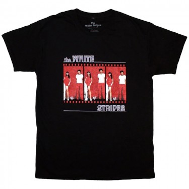 The White Stripes Unisex T-Shirt: Film Strip (Black) (Large)