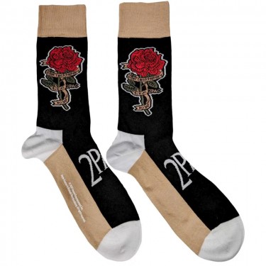 Tupac Unisex Ankle Socks: Rose (UK Size 7 - 11)