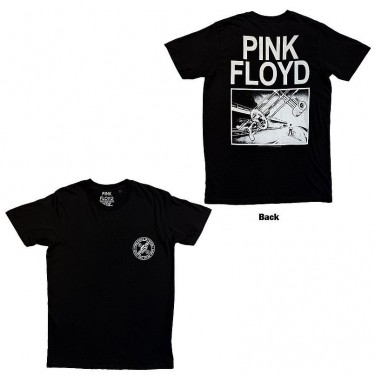 Pink Floyd Unisex T-Shirt: Bike Gear (Black) (Back Print) (Medium)