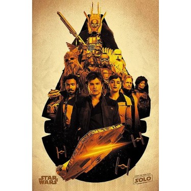 plakát 3300 - SOLO: A STAR WARS STORY - MILLENIUM FALCON - 61 X 91,5 CM