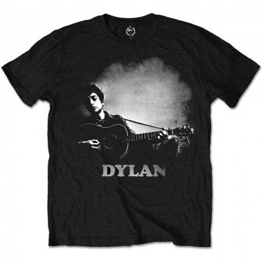 Dylan Bob - Guitar & Logo - T-shirt (Large)