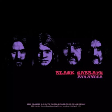BLACK SABBATH - PARANOIA - BBC SUNDAY SHOW, LONDON 1970 (PURPLE VINYL)