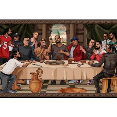 plakát 1035 - The Last Supper Of Hip Hop - 61 x 91,5 cm