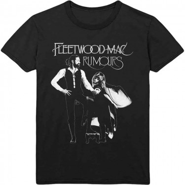 Fleetwood Mac Unisex T-Shirt: Rumours (Black) (Small)