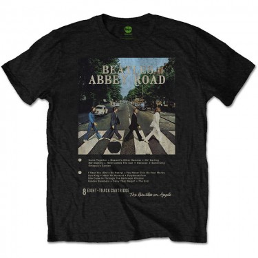 The Beatles Unisex T-Shirt: Abbey Road 8 Track (Small)