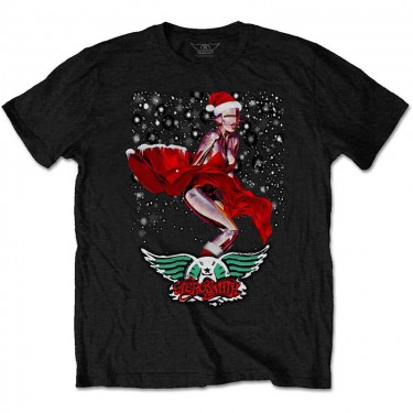 Aerosmith Unisex T-Shirt: Robo Santa (Large)