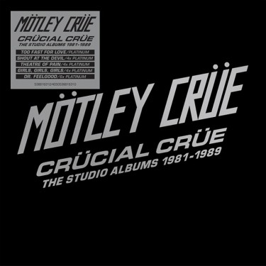 MOTLEY CRUE - CRÜCIAL CRÜE - THE STUDIO ALBUMS 1981-1989 (LIMITED EDITION CD BOX)