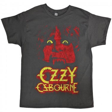 Ozzy Osbourne Unisex T-Shirt: Yellow Eyes Jumbo (Large)