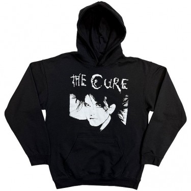 The Cure Unisex Pullover Hoodie: Robert Illustration (Black) (Medium)