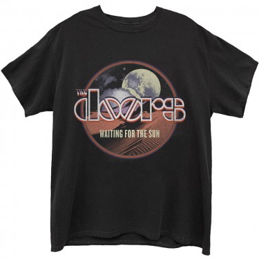 The Doors Unisex T-Shirt: Waiting for the Sun - White