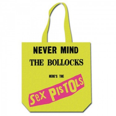The Sex Pistols Cotton Tote Bag: Never Mind the Bollocks (with zip top)