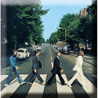 The Beatles Fridge Magnet: Abbey Road