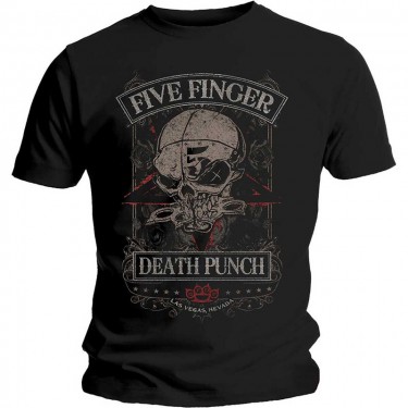 Five Finger Death Punch Unisex T-Shirt: Wicked (Large)