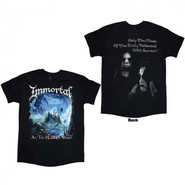 Immortal Unisex T-Shirt: At The Heart Of Winter (Black) (Back Print) (XX-Large) Immortal Unisex T-Shirt: At The Heart Of Winter (Black) (Back Print) (XX-Large)