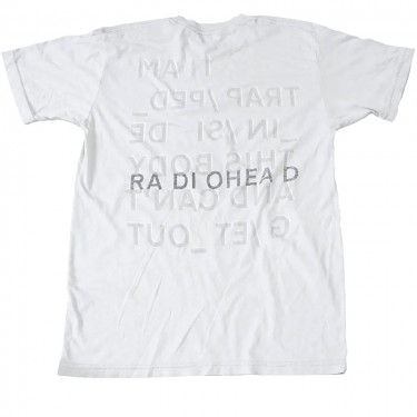 Radiohead Unisex T-Shirt: Trapped (Back Print) (Large)