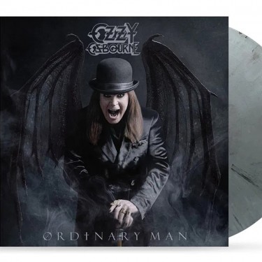 OSBOURNE OZZY - ORDINARY MAN (BLACK/WHITE/GREY MARBLED COLOURED)