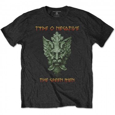 Type O Negative Unisex T-Shirt: Green Man (Back Print) (Medium)