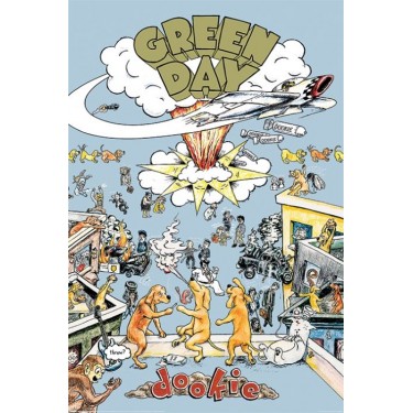 plakát 156 - Green Day - Dookie - 61 X 91,5 CM