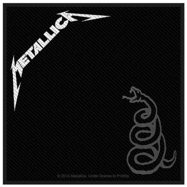 Metallica Standard Patch: Black Album 2014