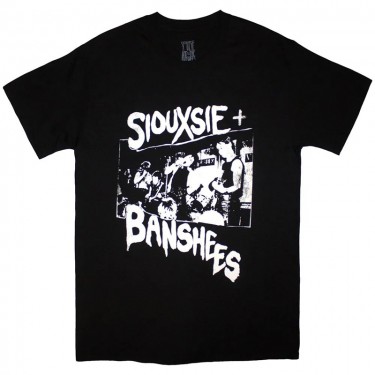 Siouxsie & The Banshees Unisex T-Shirt: Live! (Black) (Large)