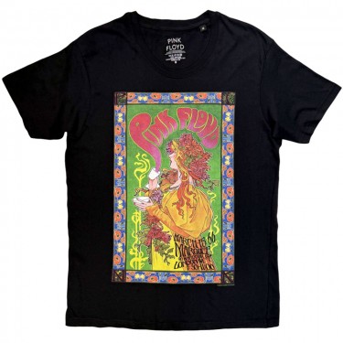 Pink Floyd Unisex T-Shirt: Marquee Poster '66 (Black) (2X-Large)