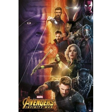 plakát 229 - Avengers  Infinity War - 1 - 61 X 91,5 CM