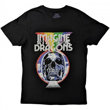 Imagine Dragons Unisex T-Shirt: Skull (Large)