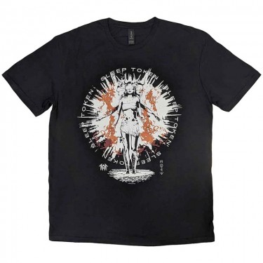 Sleep Token Unisex T-Shirt: Rain (Black) (Large)