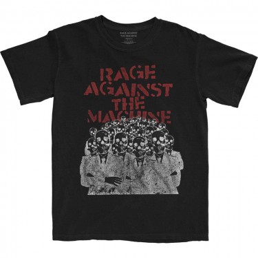 Rage Against The Machine Unisex T-Shirt: Crowd Masks (Large)