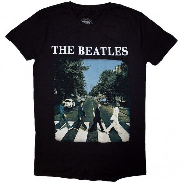 Beatles Unisex T-Shirt: Abbey Road & Logo (XXXXX-Large)