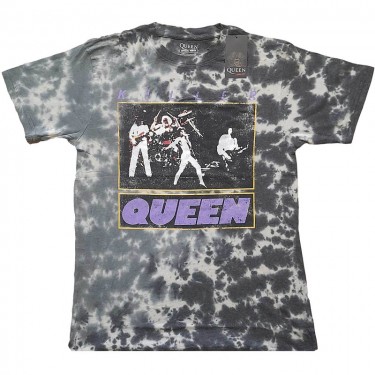 Queen Unisex T-Shirt: Killer Queen (Wash Collection) (Large)