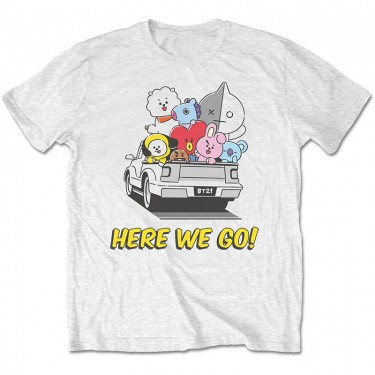 BT21 - Here We Go - Unisex T-shirt (Medium)