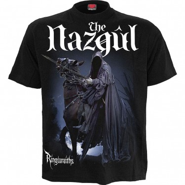 Lord Of The Rings Unisex T-Shirt: The Nazgul Ringwraiths (Black) (Large)