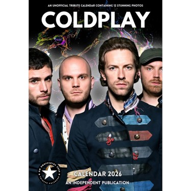 COLDPLAY - KALENDÁŘ 2026 A3