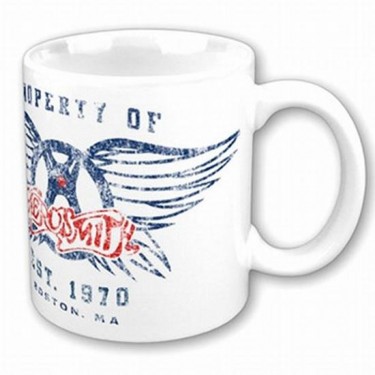 AEROSMITH BOXED MUG: PROPERTY OF LOGO