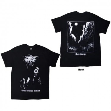 Darkthrone Unisex T-Shirt: Transilvanian Hunger (Back Print) (Black) (Large)