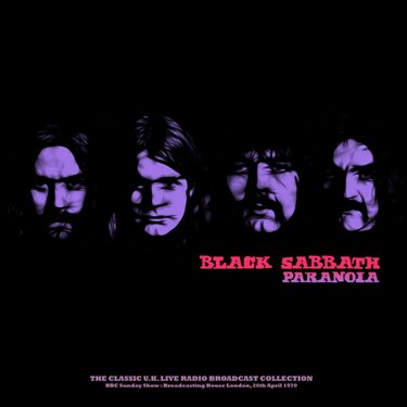 BLACK SABBATH - PARANOIA - BBC SUNDAY SHOW, LONDON 1970 (RED MARBLE VINYL)