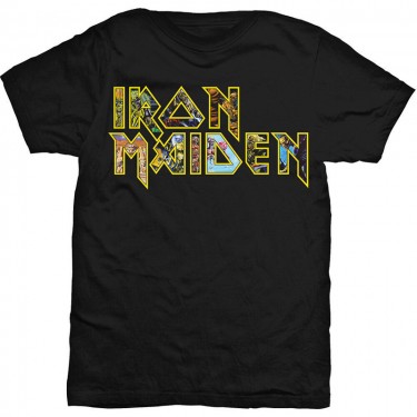 Iron Maiden Unisex T-Shirt: Eddie Logo (Small)