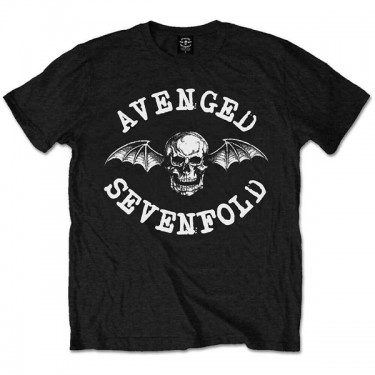 Avenged Sevenfold Unisex T-Shirt: Classic Death Bat (Medium)