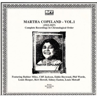 MARTHA COPELAND - VOL. 1 (1923 - 1927)