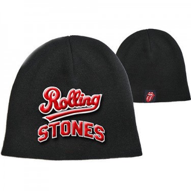 THE ROLLING STONES MEN'S BEANIE HAT: TEAM LOGO