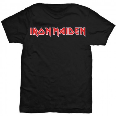 Iron Maiden Unisex T-Shirt: Logo (Black) (XX-Large) Iron Maiden Unisex T-Shirt: Logo (Black) (XX-Large)