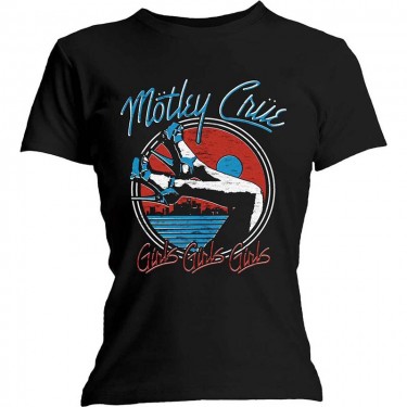 Motley Crue Ladies T-Shirt: Heels V.3. (Small)