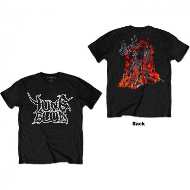 Yungblud Unisex T-Shirt: Weird Flaming Skeletons (Back Print) (Medium)