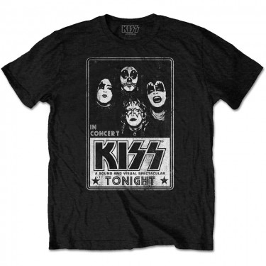 KISS Unisex T-Shirt: Tonight (Large)