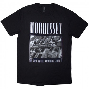 Morrissey Unisex T-Shirt: Whitechapel (Black) (Medium)