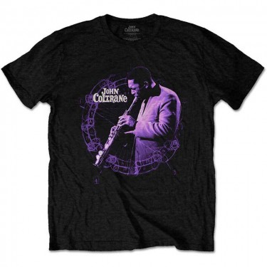 John Coltrane Unisex T-Shirt: Circle Live (Large)