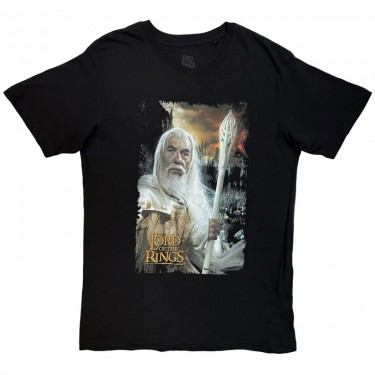 Lord Of The Rings Unisex T-Shirt: Gandalf The White Homage (Black) (Large) Lord Of The Rings Unisex T-Shirt: Gandalf The White Homage (Black) (Large)